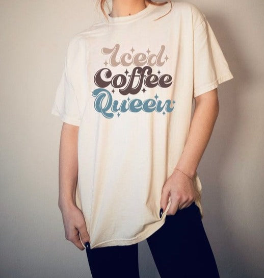 ICE COFFEE QUEEN GRAPHIC TEE