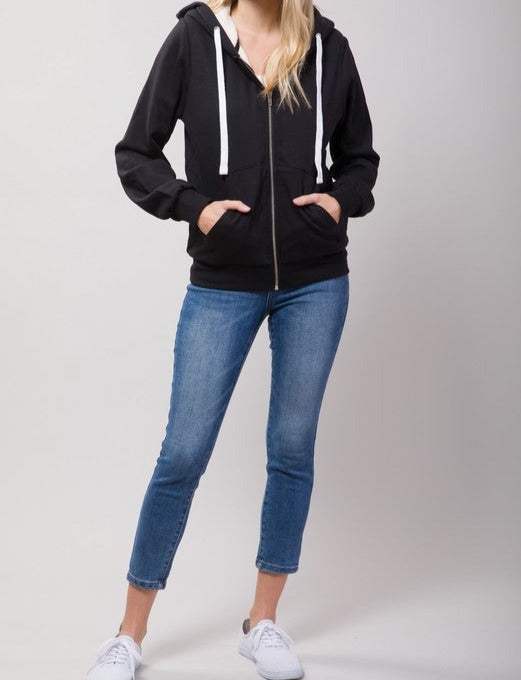 BASIC ZIP UP JACKET