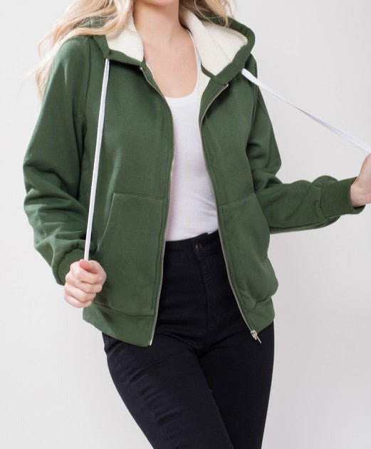 BASIC ZIP UP JACKET