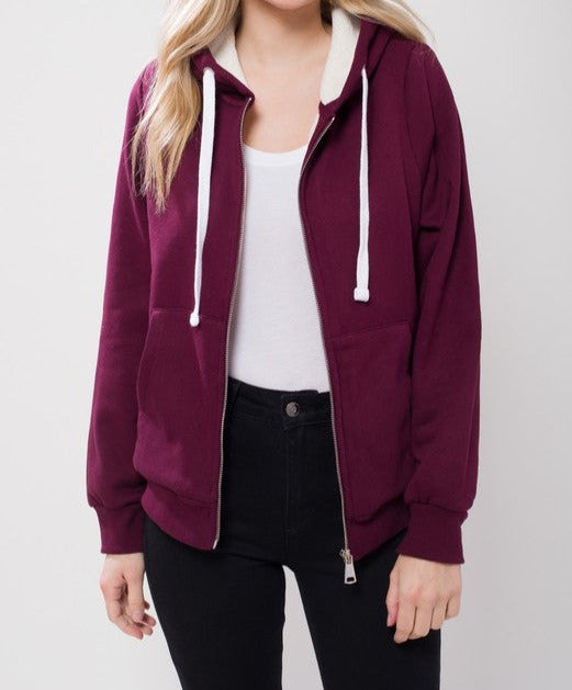 BASIC ZIP UP JACKET