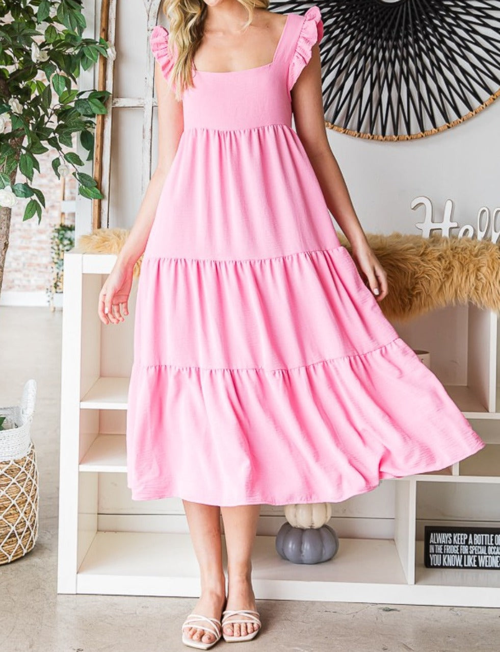 SPRING GARDEN MIDI DRESS