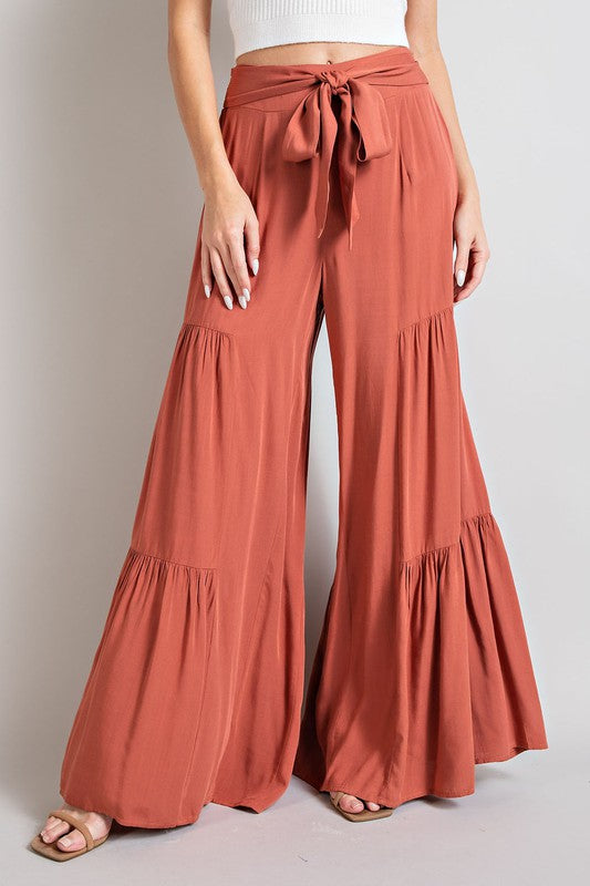 FLOWY WIDE LEG PANTS