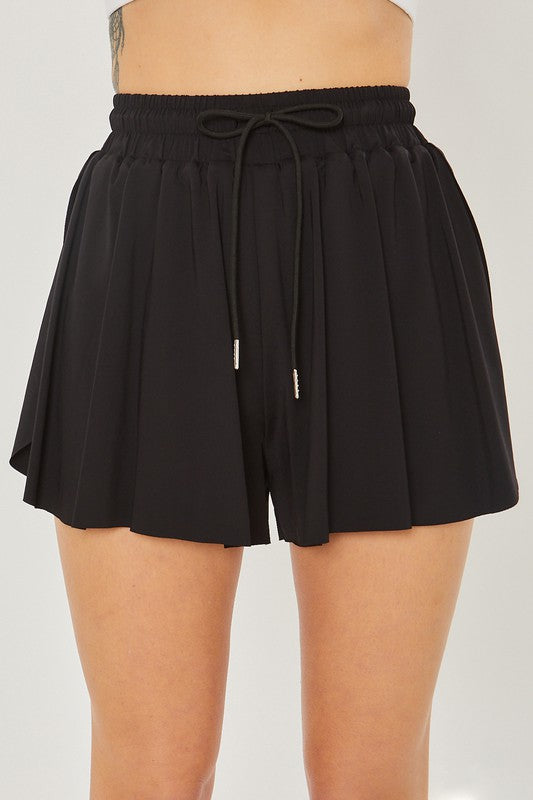 MID RISE DOUBLE LAYER ACTIVE SHORTS