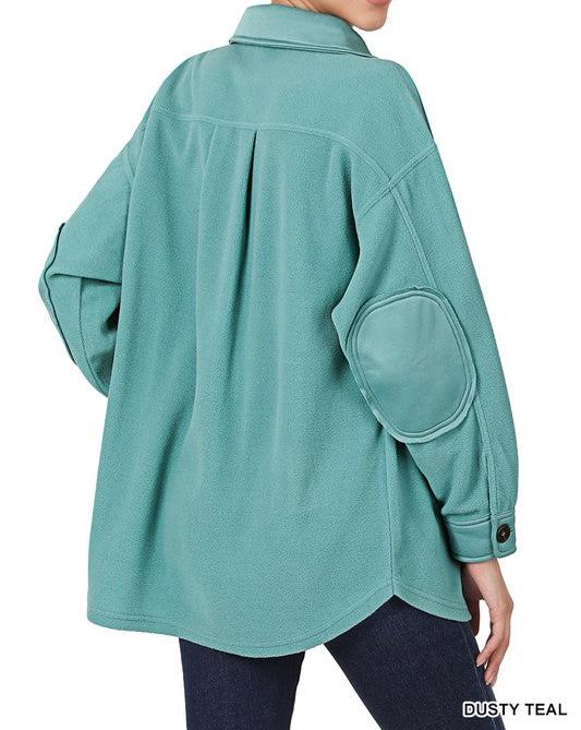 OVERSIZED FLEECE SHACKET