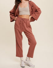 BUTTON DOWN TOP AND PANT SET