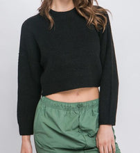 WOOL CROPPED SWEATER