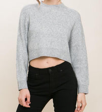 WOOL CROPPED SWEATER