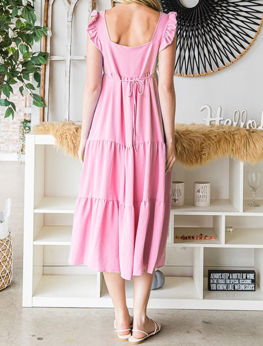 SPRING GARDEN MIDI DRESS