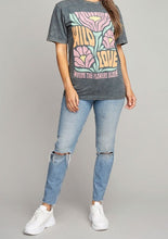 WILD LOVE WHERE THE FLOWERS BLOOM TEE (S-XL)